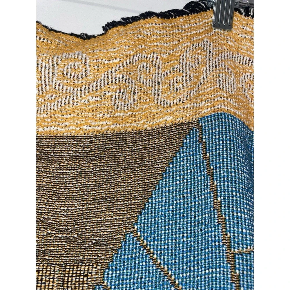 DISNEY PARKS BEAUTY AND THE BEAST TAPESTRY THROW BLANKET 52